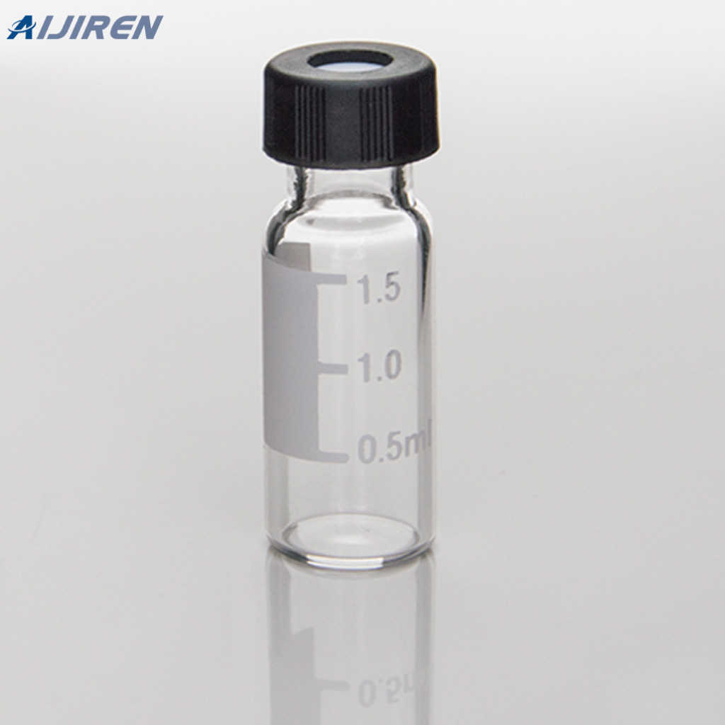 OEM sample vials 2ml 9mm screw thread vials with ptfe liner pp cap VWR